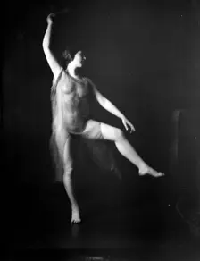 Unidentified dancer, possibly an Elizabeth Duncan dancer, between 1911 and 1942. Creator: Arnold Genthe