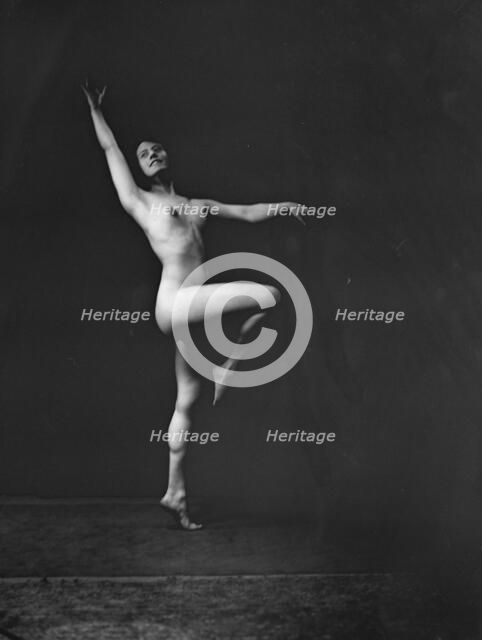 Unidentified dancer, possibly an Elizabeth Duncan dancer, between 1911 and 1942. Creator: Arnold Genthe.