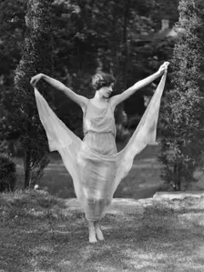 Unidentified dancer, possibly an Elizabeth Duncan dancer, between 1911 and 1942. Creator: Arnold Genthe