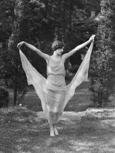 Unidentified dancer, possibly an Elizabeth Duncan dancer, between 1911 and 1942. Creator: Arnold Genthe