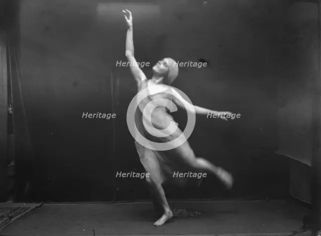 Unidentified dancer, possibly an Elizabeth Duncan dancer, between 1911 and 1942. Creator: Arnold Genthe.