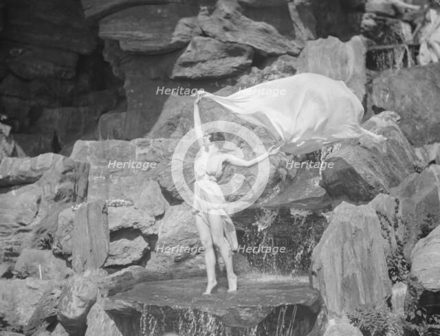 Unidentified dancer, possibly an Elizabeth Duncan dancer, between 1911 and 1942. Creator: Arnold Genthe.