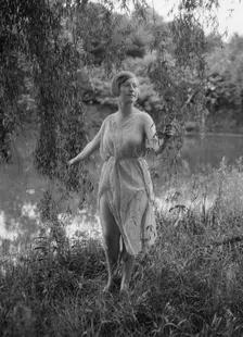 Unidentified dancer, possibly an Elizabeth Duncan dancer, between 1911 and 1942. Creator: Arnold Genthe