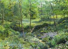 Unidentified garden, c1920. Creator: Frances Benjamin Johnston