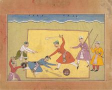 Unidentified Page from a Dispersed Bhagavata Purana (Ancient Stories of Lord Vishnu), ca. 1610. Creator: Unknown