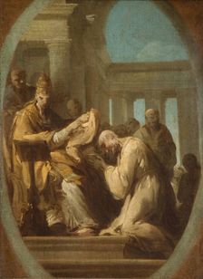Unidentified Papal Ceremony, 1744-48. Creator: Joseph Siffred Duplessis