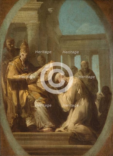 Unidentified Papal Ceremony, 1744-48.  Creator: Joseph Siffred Duplessis.