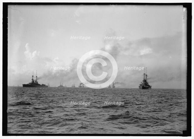 Unidentified ship, between 1914 and 1918. Creator: Harris & Ewing.