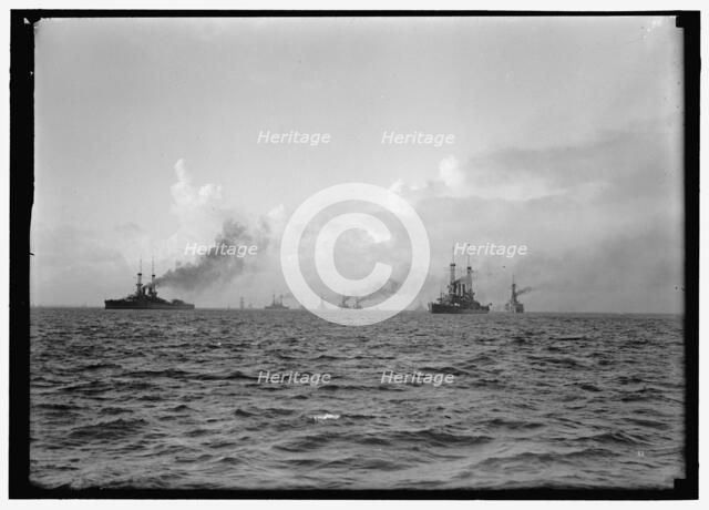 Unidentified ship, between 1914 and 1918. Creator: Harris & Ewing.