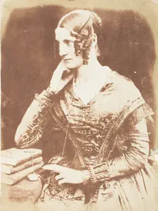 Unidentified Woman, 1843-47. Creators: David Octavius Hill, Robert Adamson, Hill & Adamson