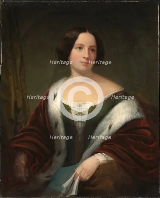Unidentified woman, 1852.  Creator: Francis Bicknell Carpenter.