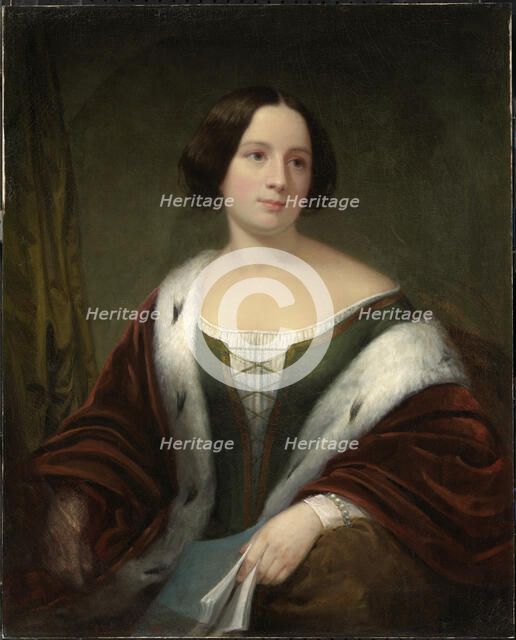 Unidentified woman, 1852.  Creator: Francis Bicknell Carpenter.