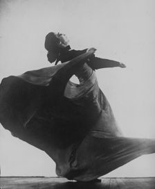 Unidentified woman dancing, between 1896 and 1942. Creator: Arnold Genthe
