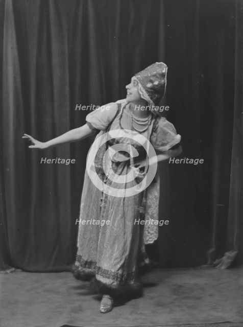 Unidentified woman, possibly Miss Beatrice Wood, (1916?). Creator: Arnold Genthe.