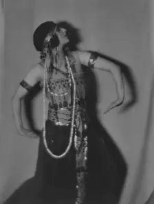 Unidentified woman, possibly Miss Beatrice Wood, (1916?). Creator: Arnold Genthe
