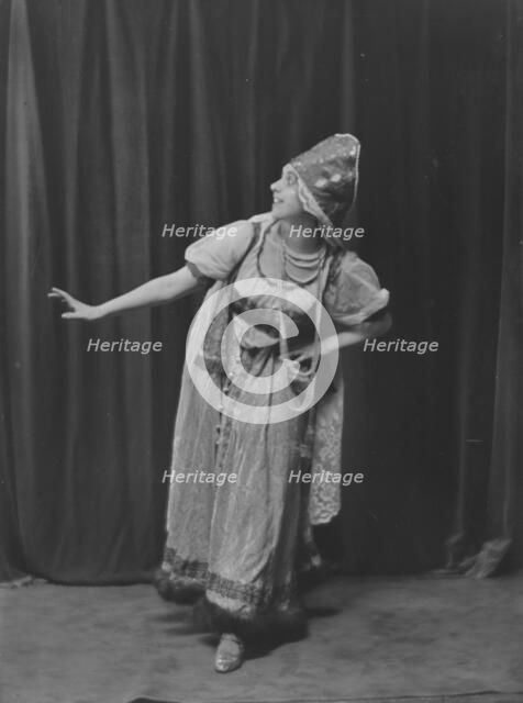 Unidentified woman, possibly Miss Beatrice Wood, (1916?). Creator: Arnold Genthe.