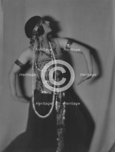 Unidentified woman, possibly Miss Beatrice Wood, (1916?). Creator: Arnold Genthe.