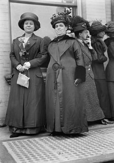 Unidentified Women at Mrs. W. Wilson, 1st Breakfast, 1913. Creator: Unknown