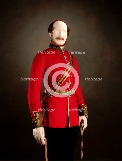 Uniform worn by Prince Albert as Colonel of the Grenadier Guards, 1857. Artist: Unknown