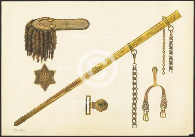 Uniform Accessories, 1935/1942. Creator: Frank M Keane.