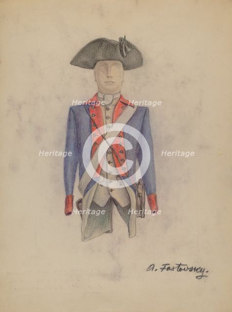 Uniform, c. 1936. Creator: Aaron Fastovsky.
