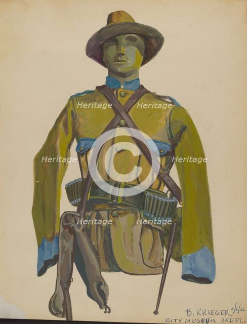 Uniform, c. 1936. Creator: Bernard Krieger.