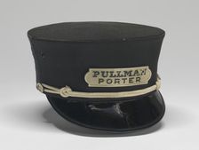 Uniform cap worn by Pullman Porter Philip Henry Logan, 1966. Creator: Unknown