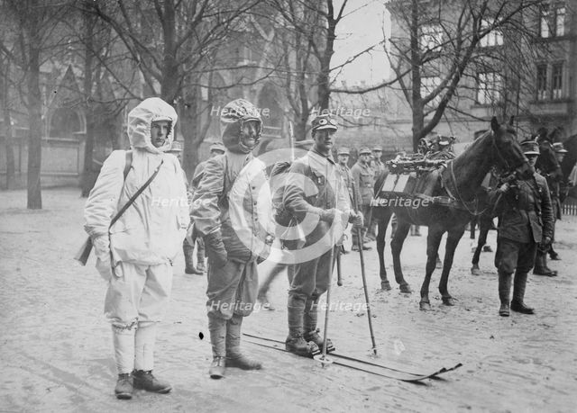 Uniform of German Snowshoe Battalion, between c1915 and c1920. Creator: Bain News Service.