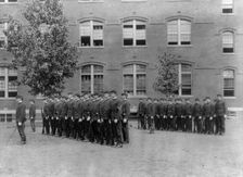 Uniformed cadets, Central High School, (1899?). Creator: Frances Benjamin Johnston