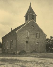 Union Church on hill, Falmouth, between 1925 and 1929. Creator: Frances Benjamin Johnston