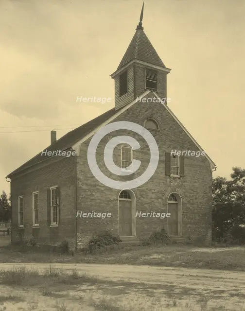 Union Church on hill, Falmouth, between 1925 and 1929. Creator: Frances Benjamin Johnston.