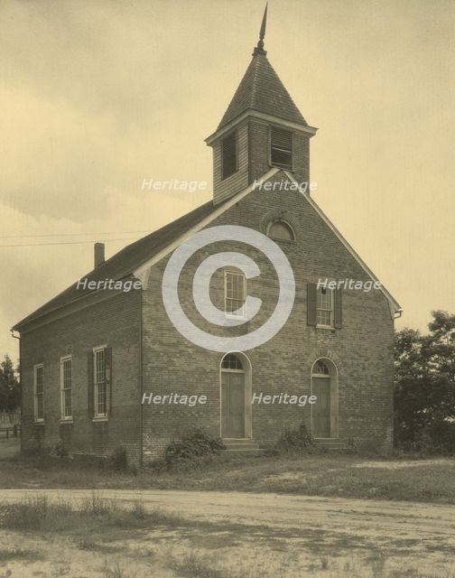 Union Church on hill, Falmouth, between 1925 and 1929. Creator: Frances Benjamin Johnston.