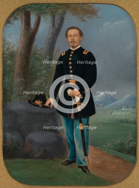 [Union Army Officer], 1861-65. Creator: Unknown.