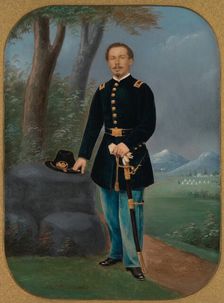 [Union Army Officer], 1861-65. Creator: Unknown
