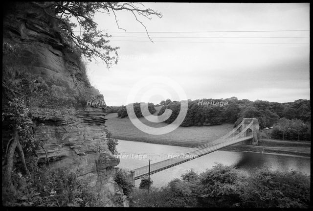 Union Bridge, Horncliffe, Northumberland, c1955-c1980. Creator: Ursula Clark.