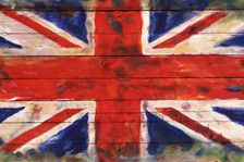 Union Jack, Falklands War, 1982. Creator: Luis Rosendo