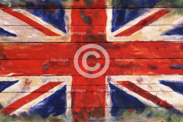 Union Jack, Falklands War, 1982. Creator: Luis Rosendo.