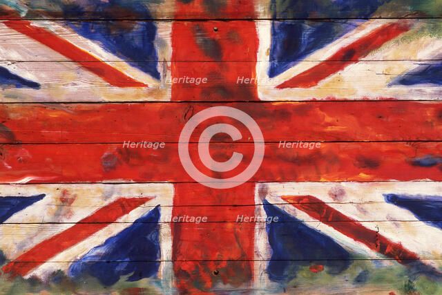 Union Jack, Falklands War, 1982. Creator: Luis Rosendo.