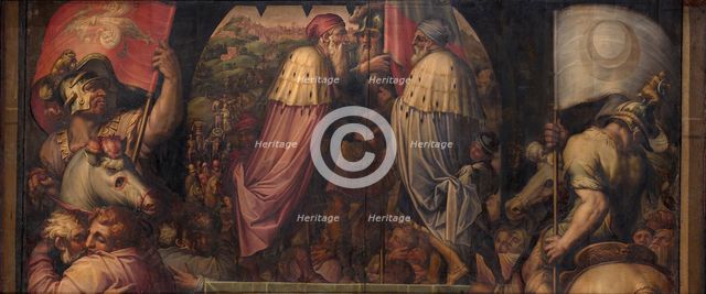 Union of Florence and Fiesole, 1563-1565. Artist: Vasari, Giorgio (1511-1574)