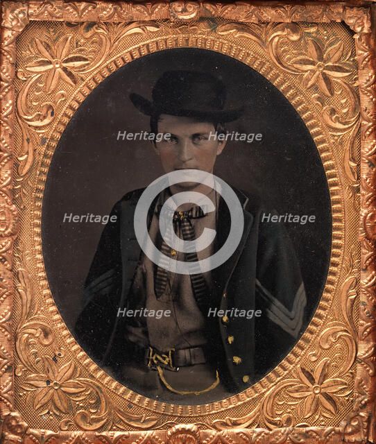 Union Sergent John Emery, 1861-65. Creator: Unknown.