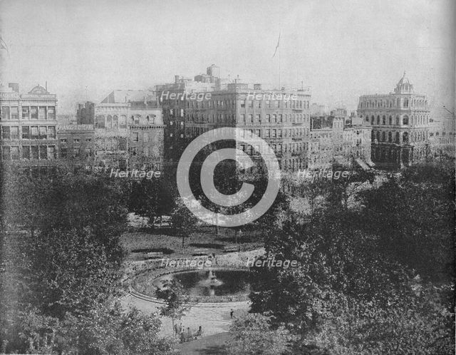 'Union Square, New York', c1897. Creator: Unknown.