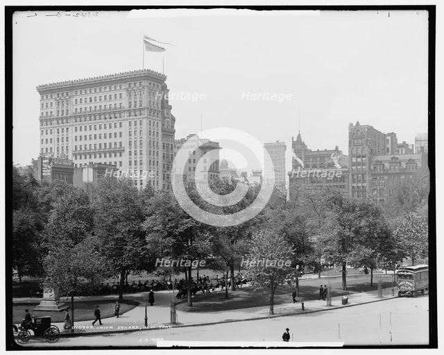 Union Square, New York, c1905. Creator: Unknown.