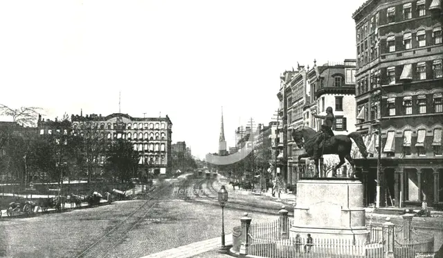 Union Square, New York, USA, 1895.  Creator: Unknown.