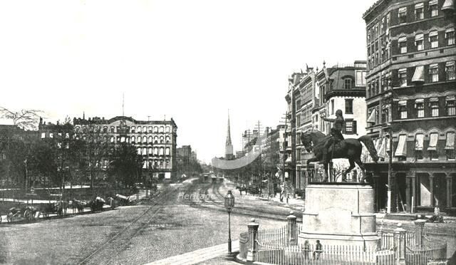 Union Square, New York, USA, 1895.  Creator: Unknown.