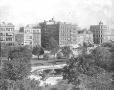 Union Square, New York, USA, c1900. Creator: Unknown