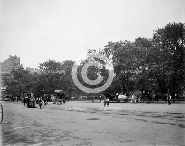 Union Square [Park] from Tiffany's, between 1900 and 1905. Creator: Unknown.