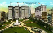 Union Square, San Francisco, California, USA, 1926
