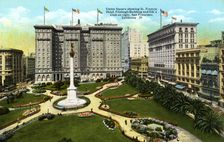 Union Square, San Francisco, California, USA, 1926
