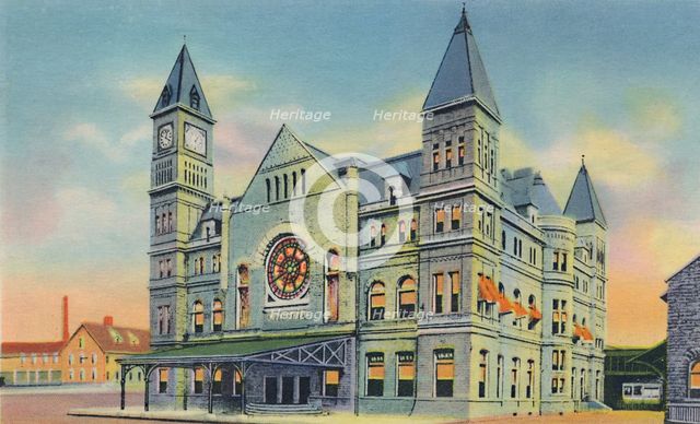 'Union Station, 10th and Broadway', 1942. Artist: Caufield & Shook.