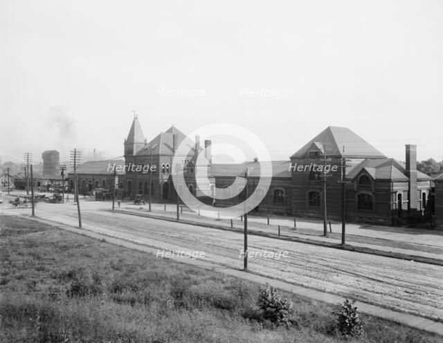 Union Station, Toledo, Ohio, c.between 1910 and 1920. Creator: William H. Jackson.